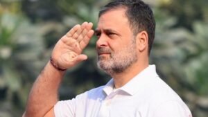 कांग्रेस पार्टी के अध्यक्ष राहुल गाँधी