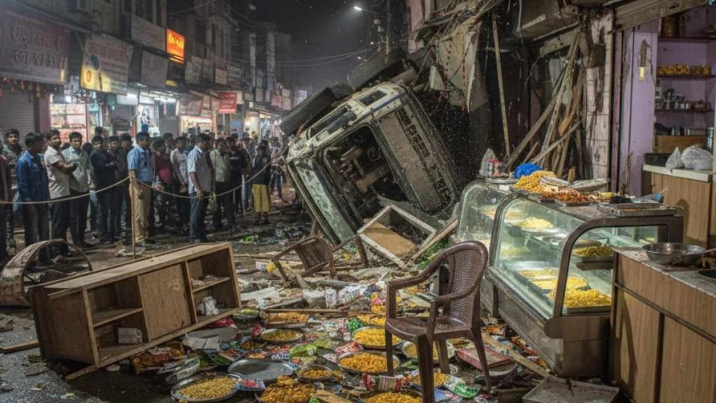 बघौली चौराहा हादसा